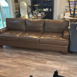 Thomasville leather Couch