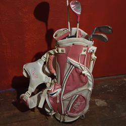 New PINK Girl Golf Club Set