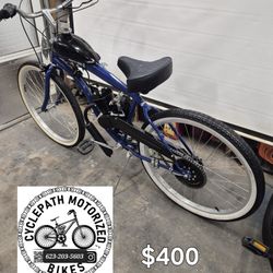 NOT ELECTRIC BICYCLE  Motorized Bicycle Gas Bike Motorbike Mini Bike Moped Delivery Available