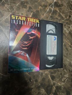 Star Trek Insurrection VHS Tape