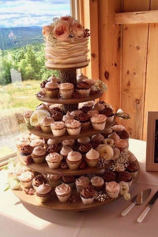 Cupcake Stand 5 Tier (120 Capacity) For Weddings, Special Events- Cupcakes Not Included