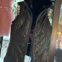 Women’s Back Reversible Faux Fur Vest