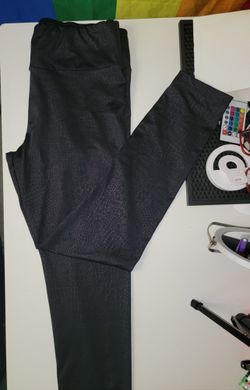 Black Leopard Print Women's Leggings