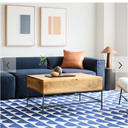 West Elm Industrial Storage Pop-Up Coffee Table - 50"