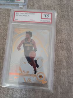 2025 Topps Match Attax Bronny James Jr. #88 PSA Pristine 10