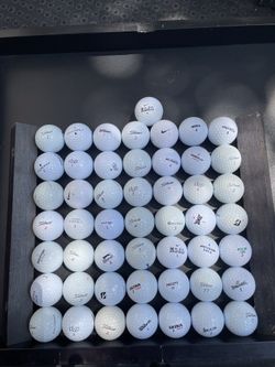 Golf balls - White