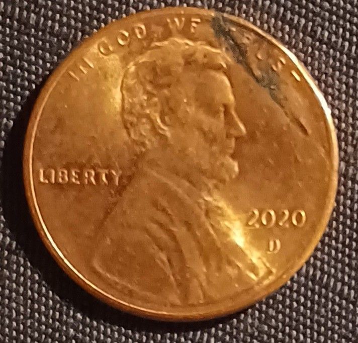 2020-D Something Is Struck In This Lincoln Cent 