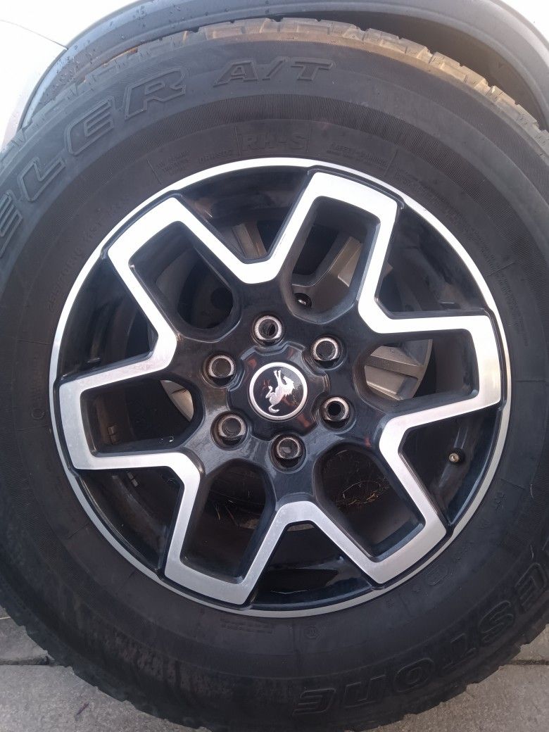 2022 Oem 18" Fird Bronco Wheels Set