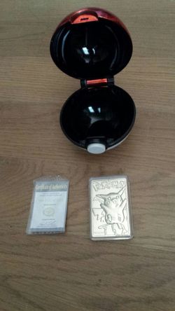 Gold-plated Pokemon card