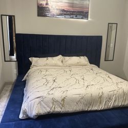 King Size Bed Frame With Storage And Mattress 