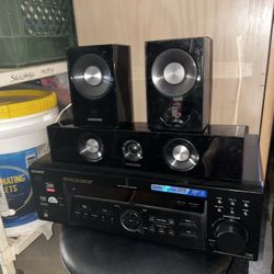 SONY Receiver/ amplifier + Speakers
