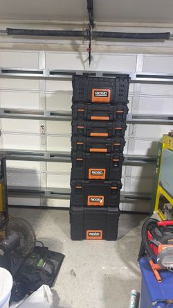 Super Stack Ridgid Tool Boxes