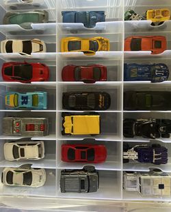 Die cast Cars In Case