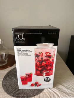 Glass Drink dispenser