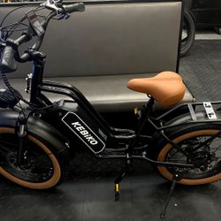 Kebiko EBike Black with Brown Battery Bicycle Electric Bike - Sport Cycling Unisex Adults