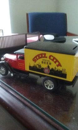 Steel City Special Beer Collectible paggy bank Truck