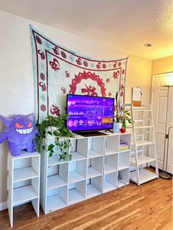 Bedroom Shelf Set-White