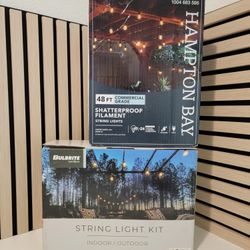 String Patio Lights, Outdoor- Indoor Lights 