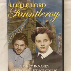 DVD Little Lord Fauntleroy Mickey Rooney Freddie Bartholomew 1936 movie 