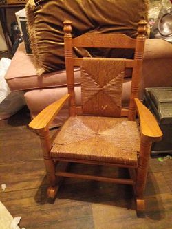 CHILDS CRACKER BARREL ROCKER