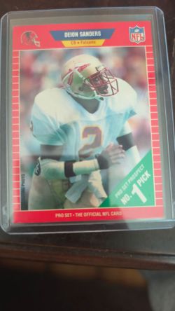 deion Sanders rookie