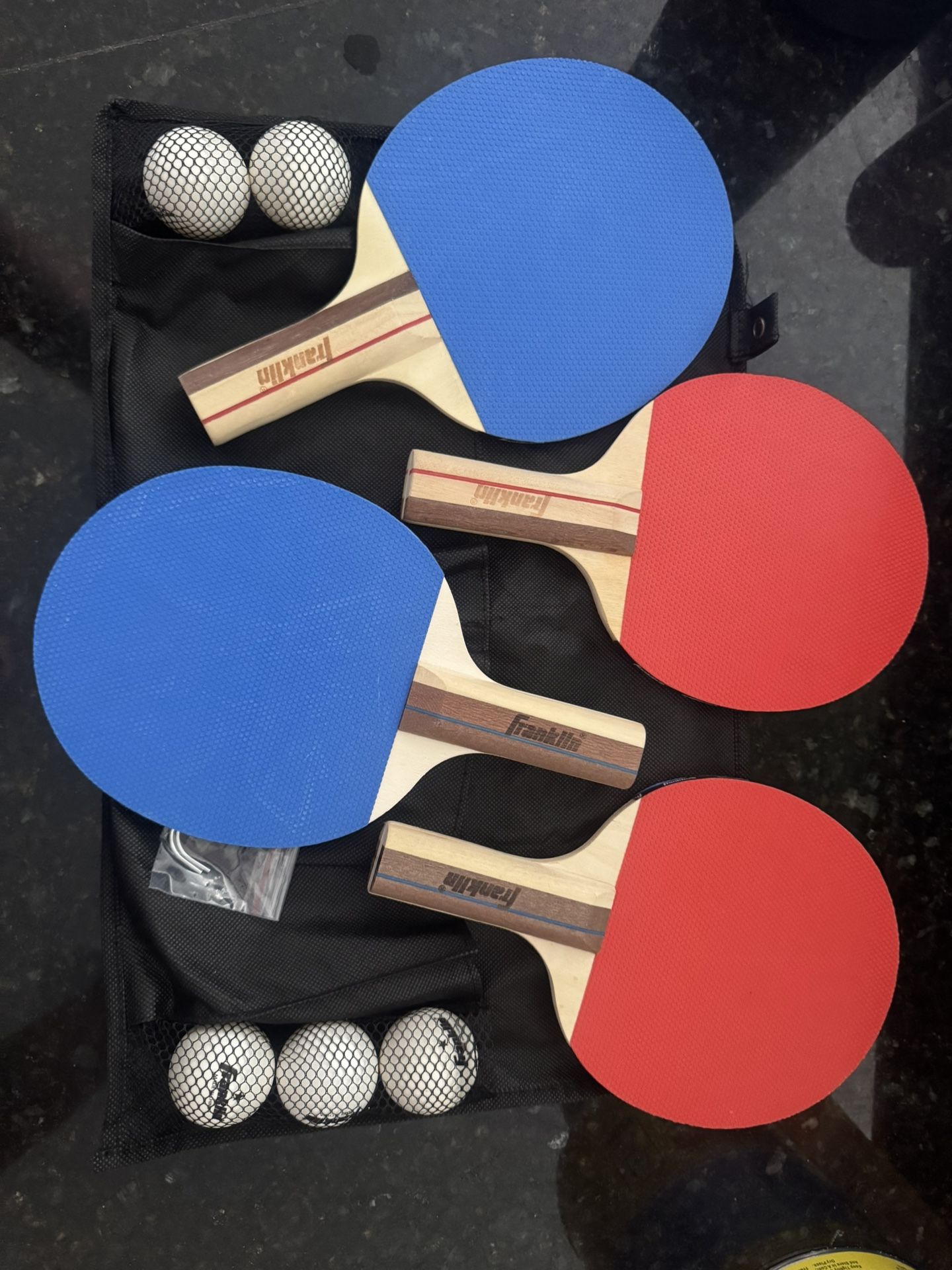 Franklin Sports Ping Pong Paddle Set with Balls - 2 Player & 4 Player Table Tennis Paddle Kit - Full Ping Pong Starter Kit