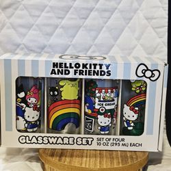 Hello Kitty Glass Cups