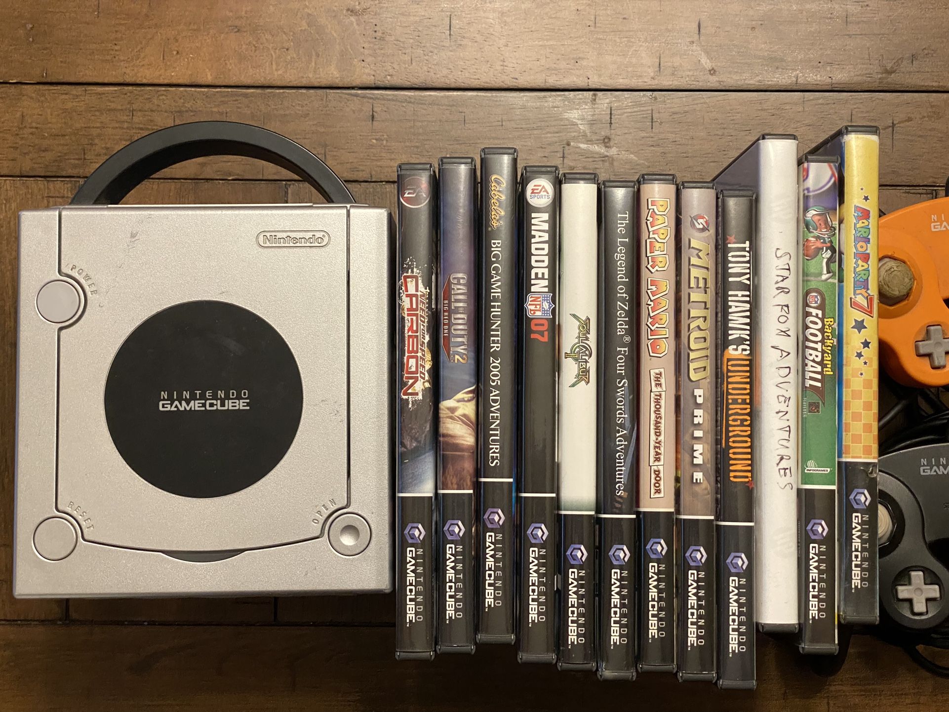 Nintendo GameCube With 3 Controllers And 12 Games