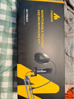 Maono AU-PM401 Monitorable Podcast USB Microphone Kit