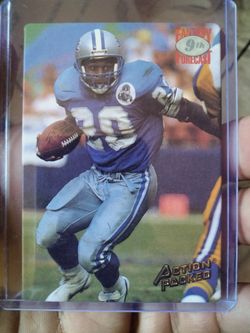 Barry Sanders 1994 Action Packed Fantasy Forecast