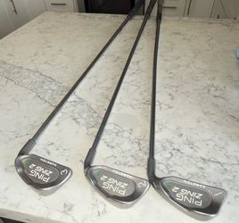 Ping Zing 2 Karsten Irons 1-3 Set RH Steel Shaft Regular Flex Green Dot