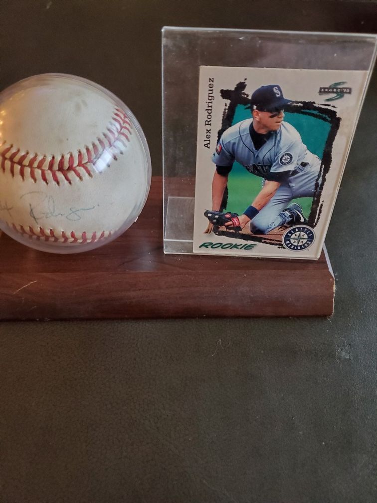 Authentic signed baseball