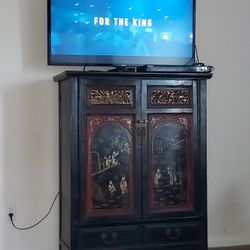 Oriental Antique Dresser, TV Not INCLUDED