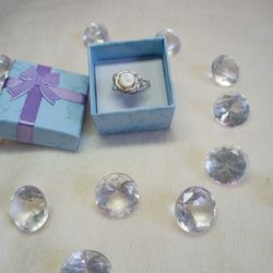 Anillo Con Piedra Orgánica Nuevo