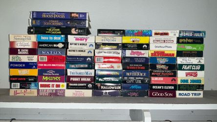 VHS collection 70 tested and working tapes