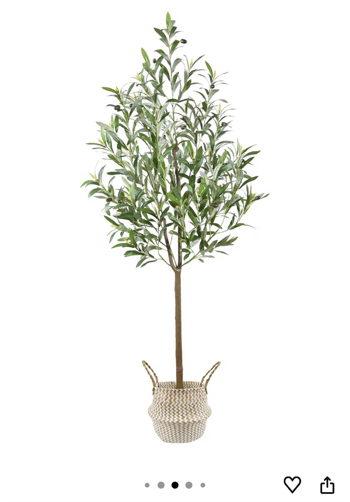 New In Box Artificial  Olive Tree 