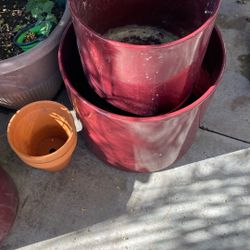 5 Macetas Una Grande 3 Medianas Y Una Chica