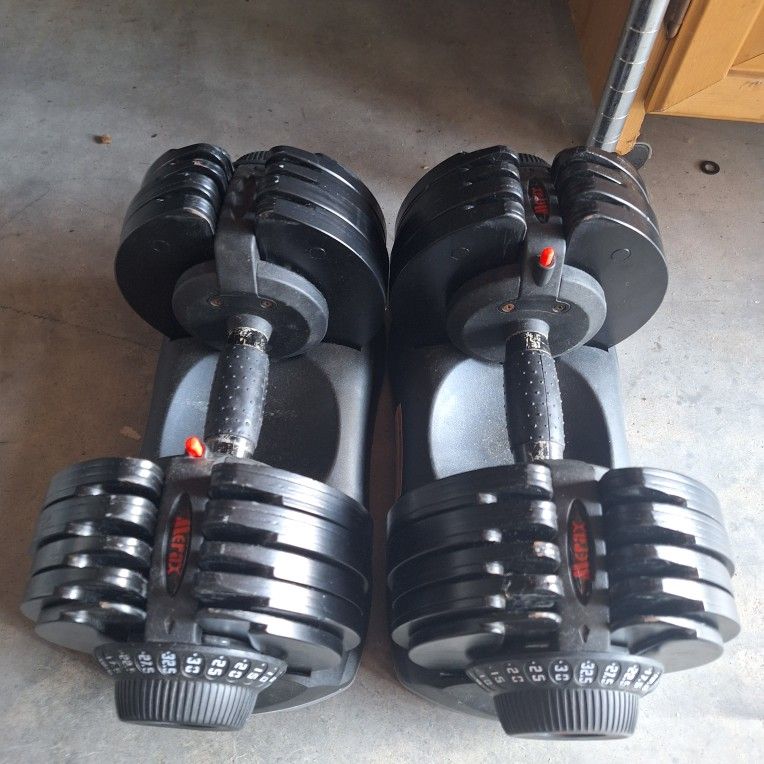 Adjustable Dumbbells 10-65 Lbs