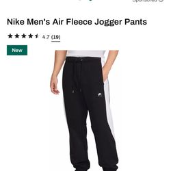 Nike men’s Air Fleece Jogger Pants 