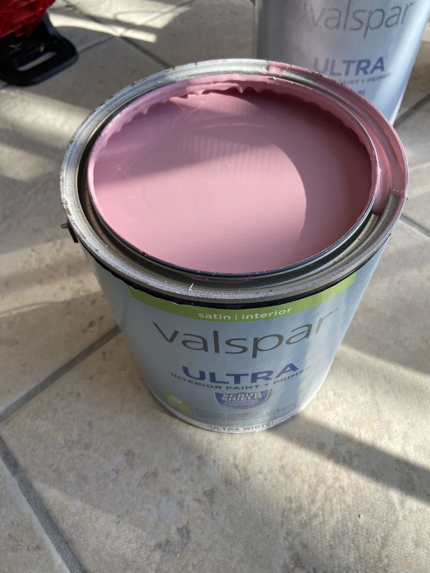 4 CANS Valspar PINK And PURPLE INDOOR PAINT