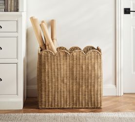 Pottery Barn Marseille Scalloped X-large Basket