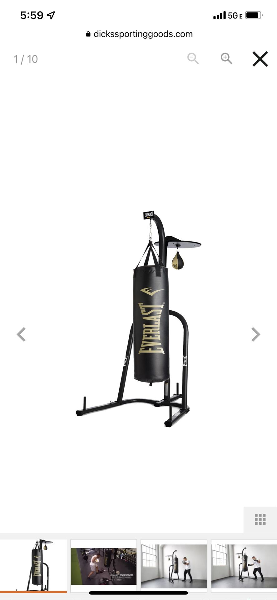 Everlast Powercore Dual Bag and Stand