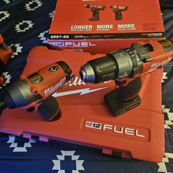 Milwaukee M12 Fuel Drill & Impact Driver 