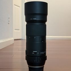 Mint Condition Tamron 100-400 F/4.5-6.3 VC USD Telephoto Zoom Lens For Canon EF Mount