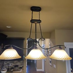 3 Light Chandelier Venetian