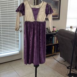 Kids Purple Princess Dress Costume Sz medium 
