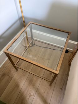 Glass End Table