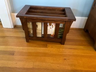 Arts and Crafts / Mission Style Inspired Magazine Rack / Book Holder