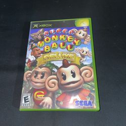 Microsoft Xbox Super Monkey Ball Deluxe No Manual 