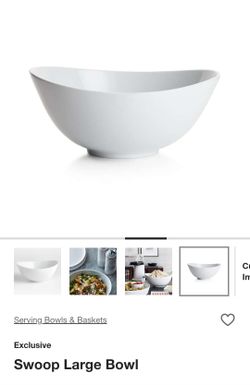 Crate and Barrel Swoop Bowl